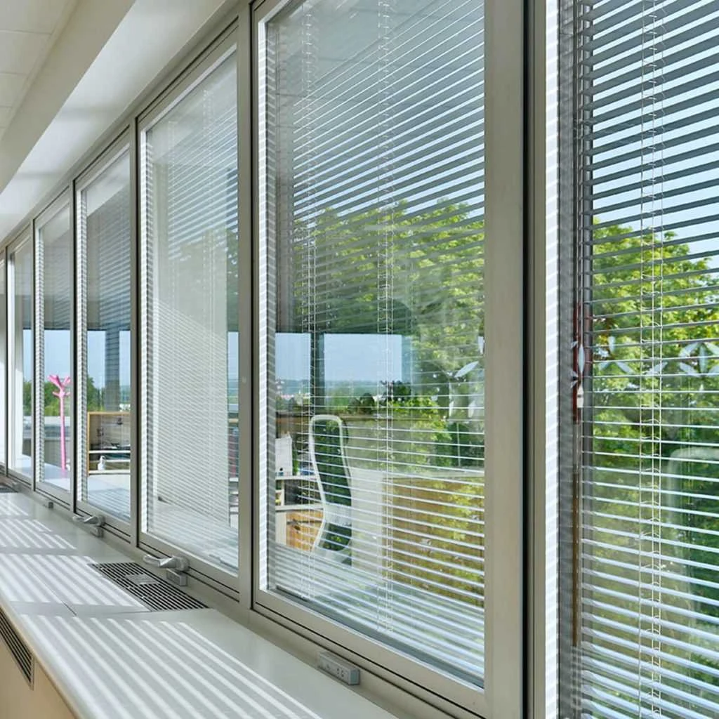Integrated Glass Blinds